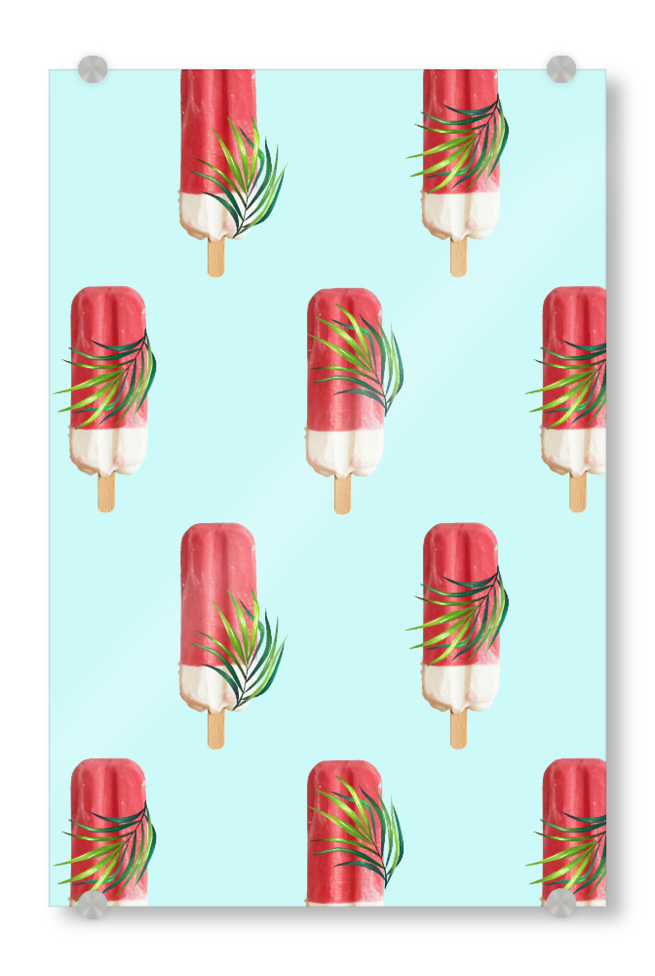 Acrylglasbild "Tropical Popsicles" artboxONE - Essen & Trinken