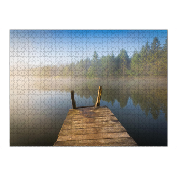 Puzzle Ravensburger "Steg am See" artboxONE - Natur