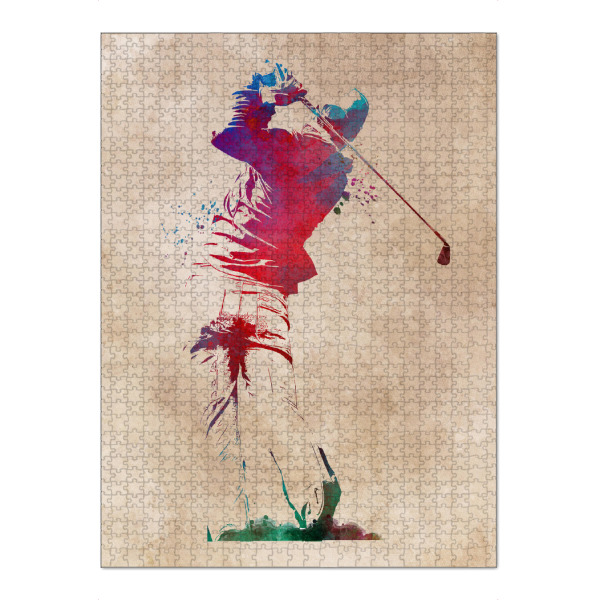 Puzzle Ravensburger "Golf sport art" artboxONE - Sport,Sport / Sommerspiele