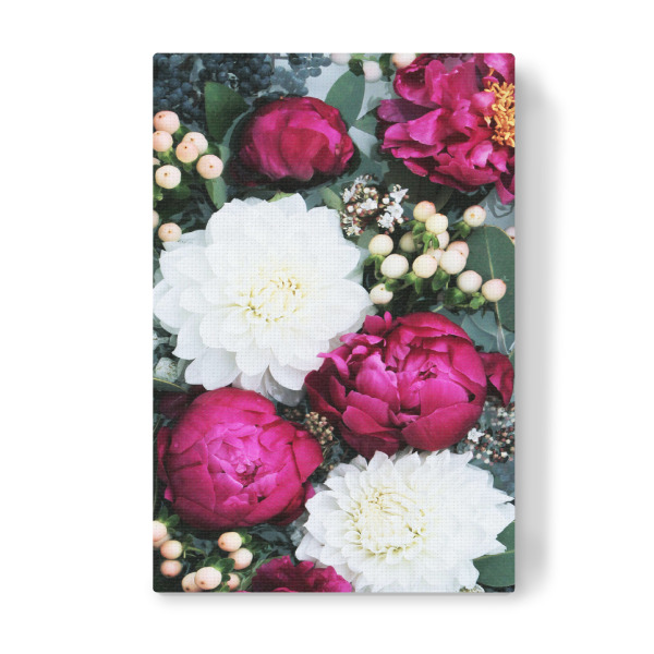 Leinwandbild "Fuchsia Peony Artwork" artboxONE - Natur,Floral,Für Mama