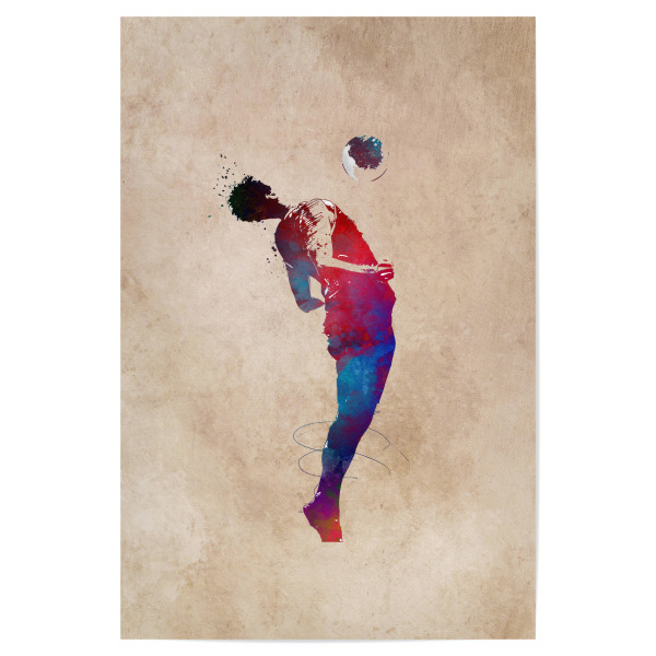 Poster "Soccer player" artboxONE - Sport,Sport / Fußball