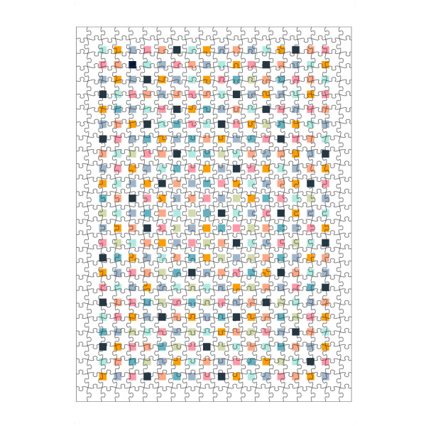 artboxONE Puzzle "Rainbow Cube Pattern" artboxONE - Abstrakt,Geometrie