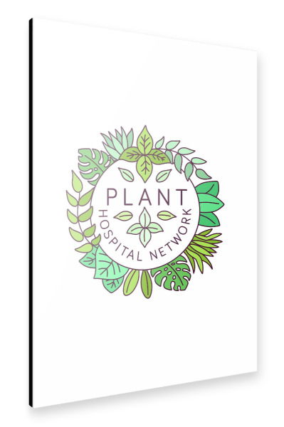 Alu-Dibond "Plant Hospital Network" 30x20 cm artboxONE