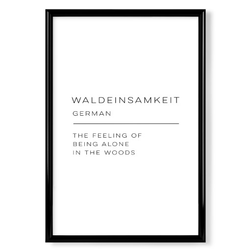 Waldeinsamkeit Definition