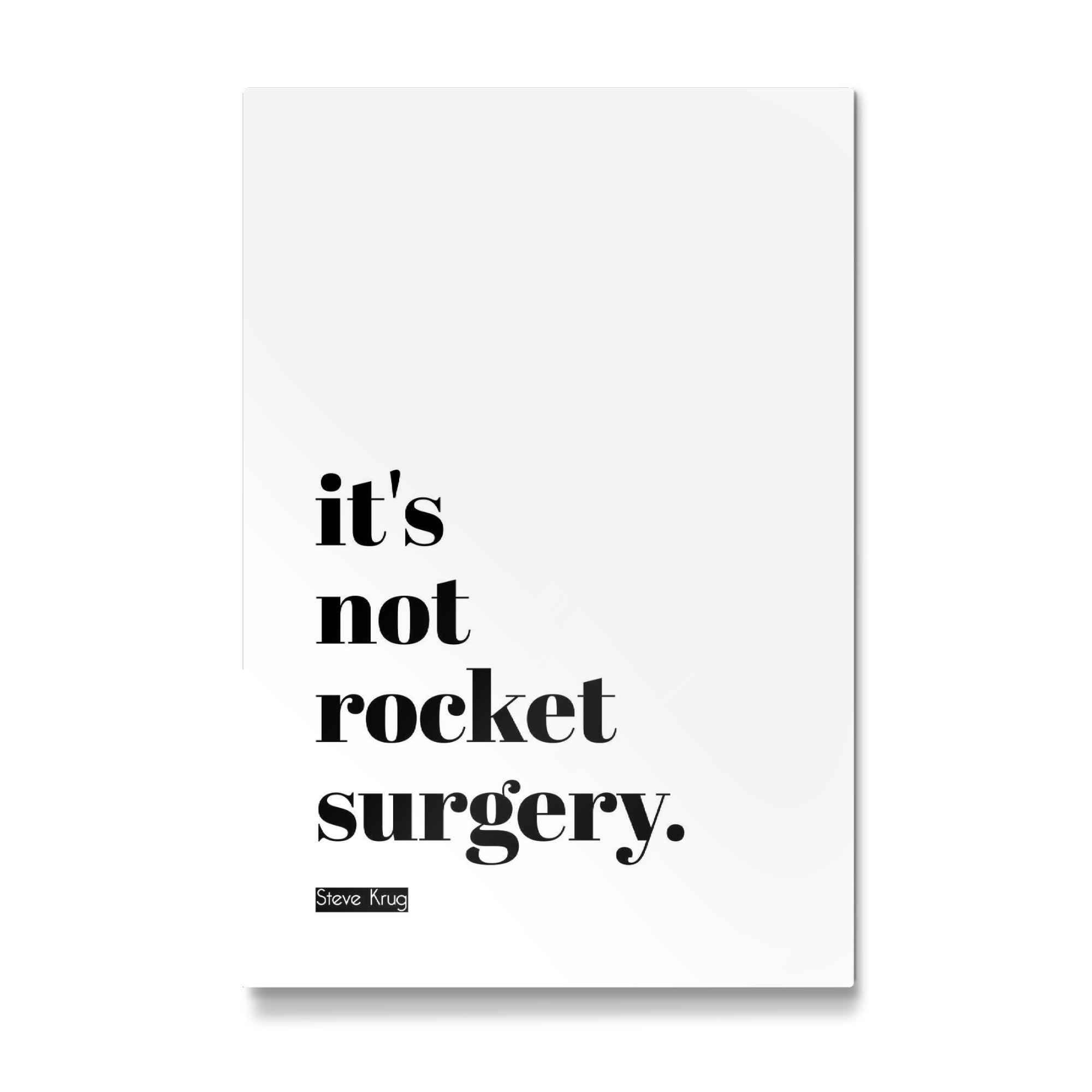 Galerie-Print "It's not rocket surgery" 30x20 cm artboxONE