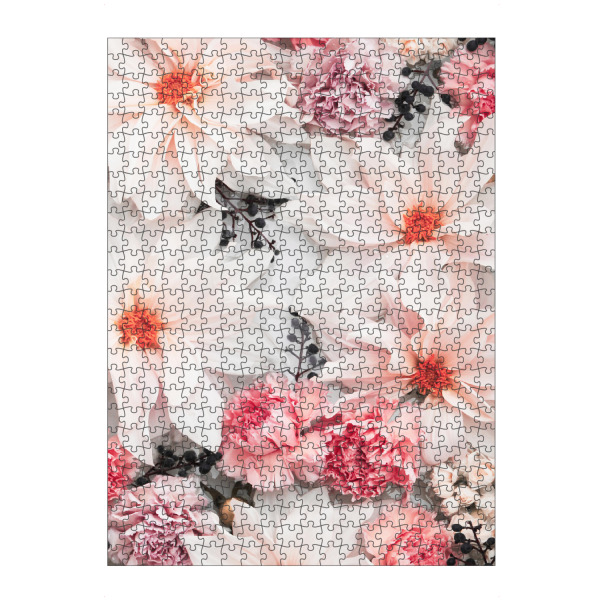 artboxONE Puzzle "Beautiful Pink Flowers Artwork" artboxONE - Natur,Floral,Für Mama