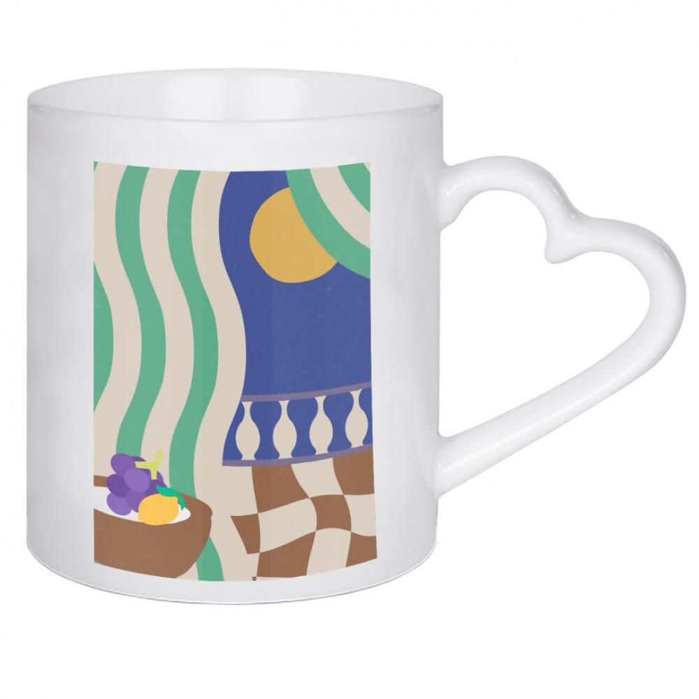 Herztasse "Surrealistische Reise" artboxONE - Natur,Abstrakt,Fiktion