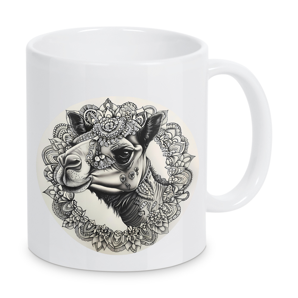 Tasse "Mandala - Kamel" artboxONE - Natur,Tiere,Abstrakt