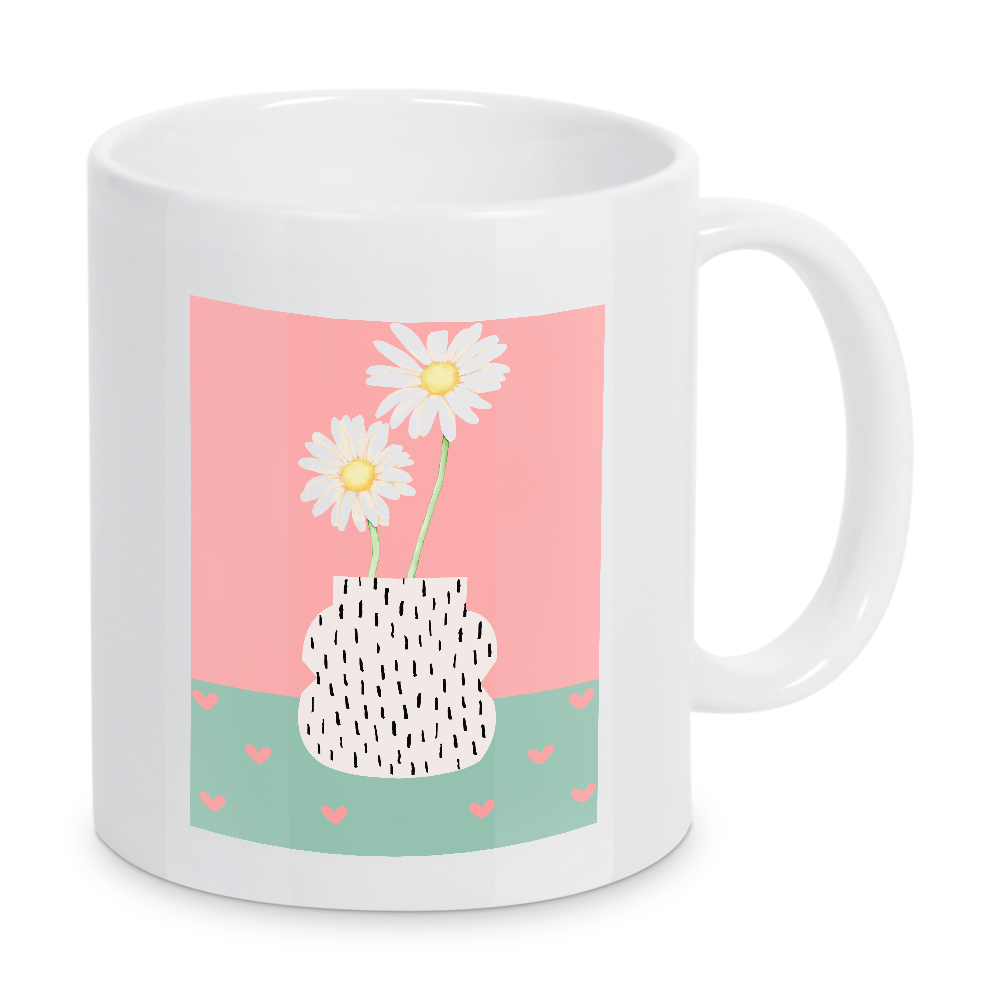 Tasse "Gänseblümchen-Träume" artboxONE - Natur,Floral,Abstrakt