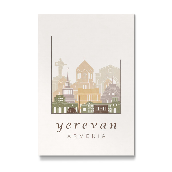 Galerie-Print "Yerevan skyline rustic" 30x20 cm artboxONE