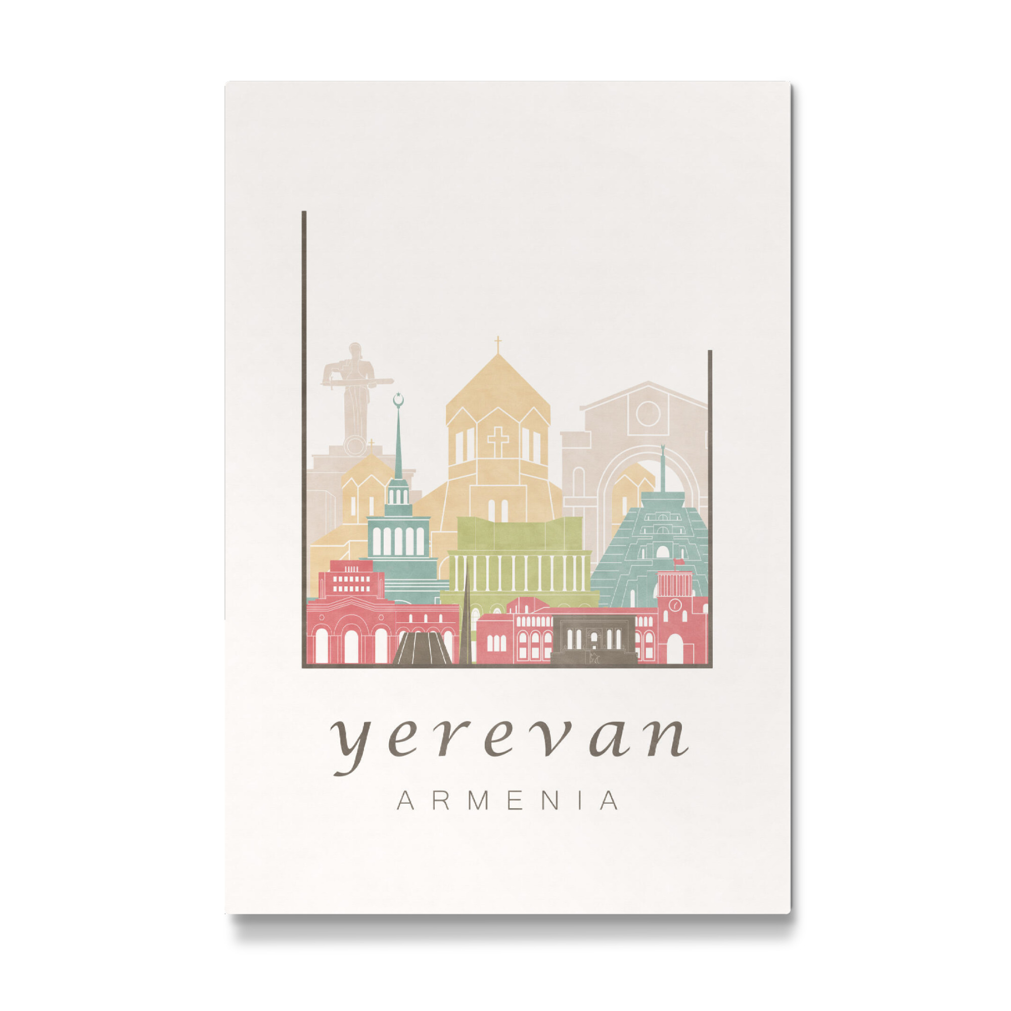 Galerie-Print "Yerevan skyline pastel" 30x20 cm artboxONE