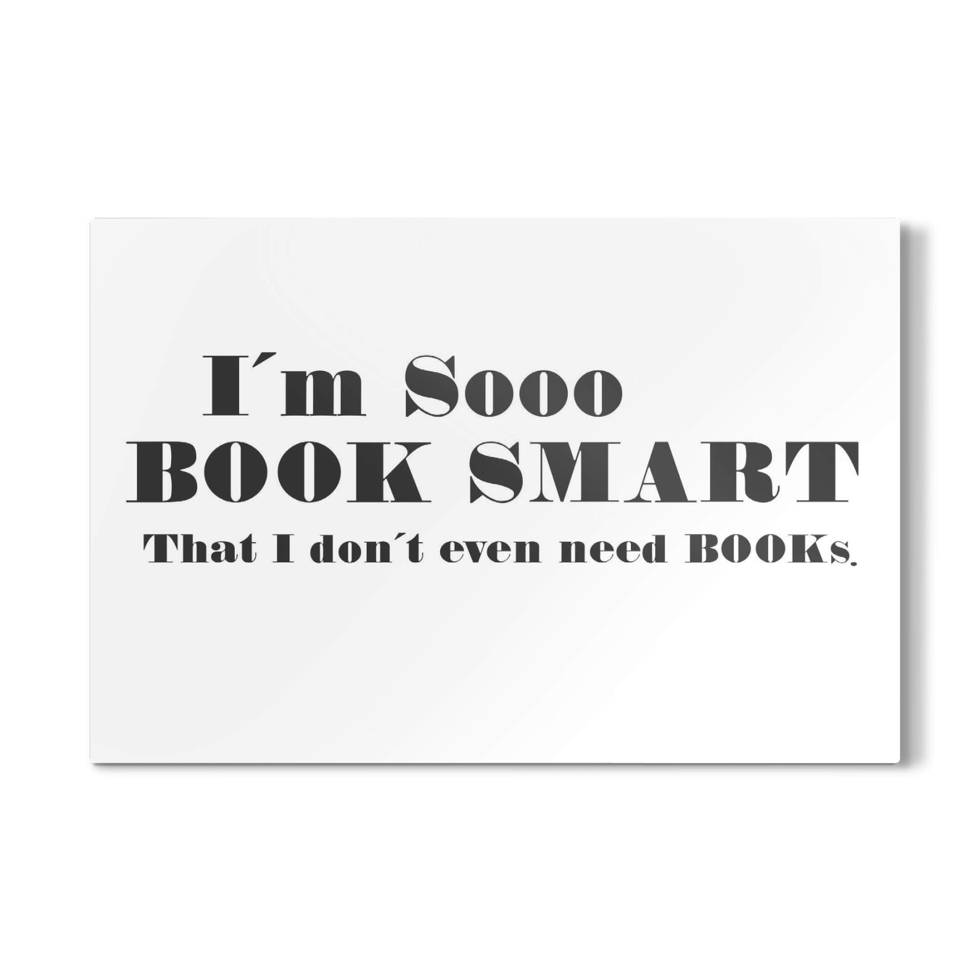 Galerie-Print "Book smart quote" 75x50 cm artboxONE