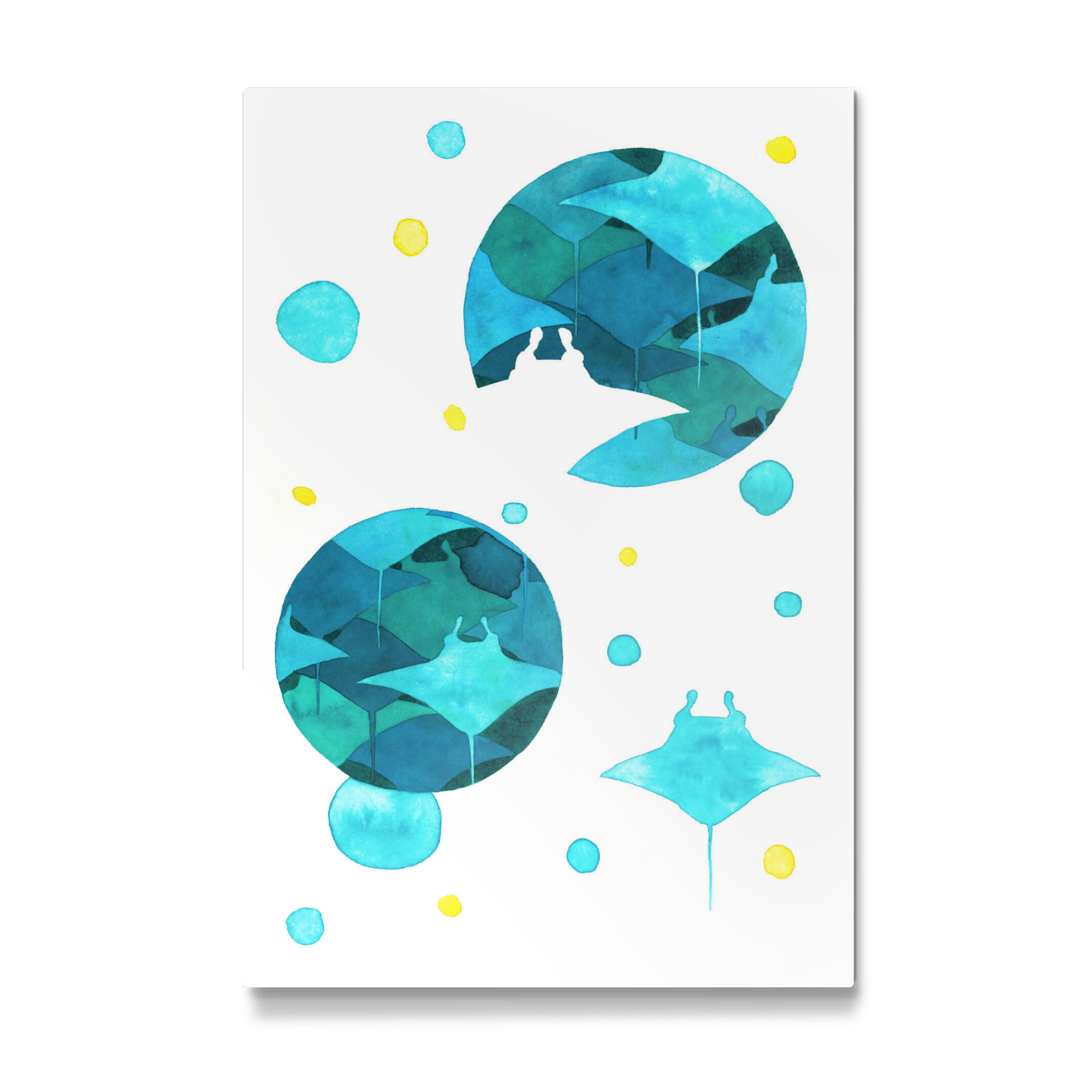 Galerie-Print "Manta Bubble" 75x50 cm artboxONE
