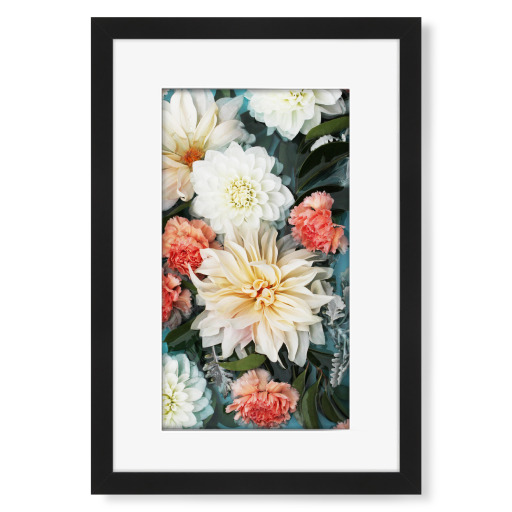 Yellow Orange Floral Artwork