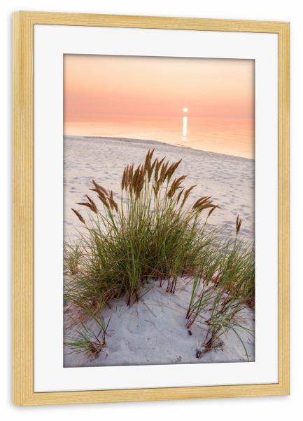 Poster mit Rahmen kiefer "Ocean Solitude" artboxONE - Natur,Reise / Strand und Meer