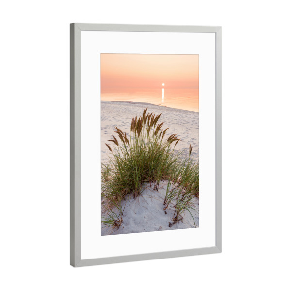 Poster mit Rahmen Silber "Ocean Solitude" artboxONE - Natur,Reise / Strand und Meer