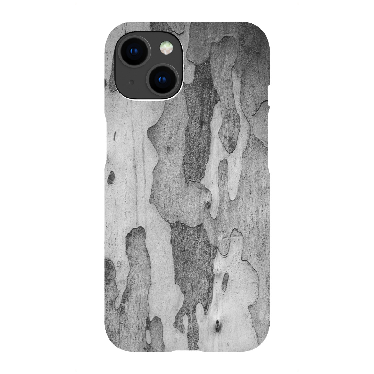 iPhone "Baumrinde Muster schwarzweiss" Premium-Case Handyhülle artboxONE