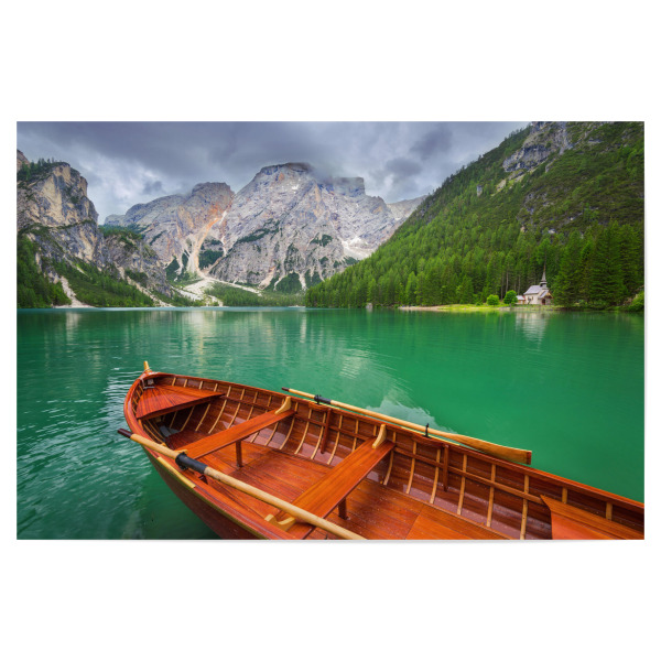 Poster 30x20 cm "Lago di Braies" artboxONE - Natur,Reise