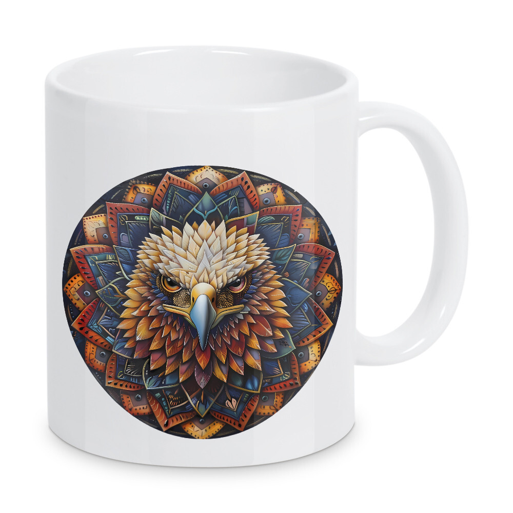 Tasse "Mandala - Adlerorange" artboxONE - Natur,Tiere,Abstrakt