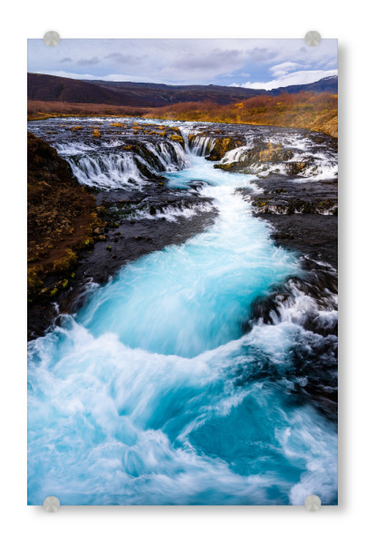 Acrylglasbild "Brurarfoss" artboxONE - Natur,Reise / Strand und Meer