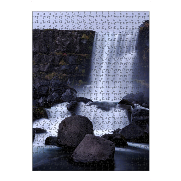 Puzzle Ravensburger "Öxarárfoss" artboxONE - Natur,Reise / Strand und Meer