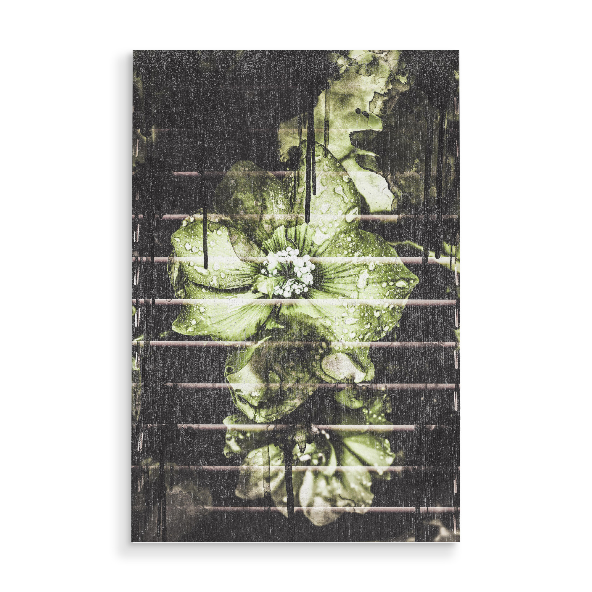 Holzbild "Flowers in the light" artboxONE - Natur,Floral,Geometrie