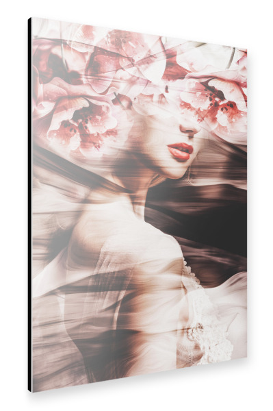 Alu-Dibond "Flowery Look" 30x20 cm artboxONE