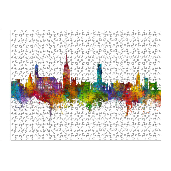 artboxONE Puzzle "Bruges Belgium Skyline" artboxONE - Städte
