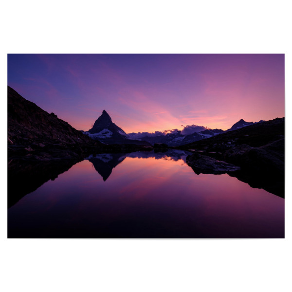 Poster "Riffelsee sunset" artboxONE - Natur