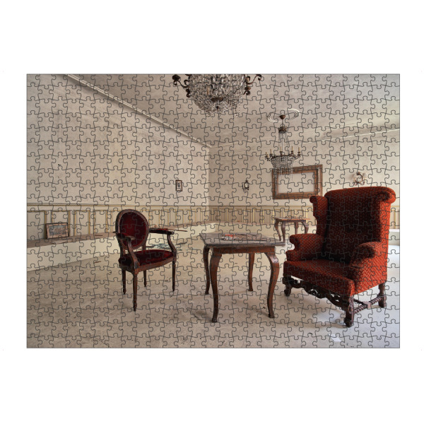 artboxONE Puzzle "Red Chairs" artboxONE - Architektur