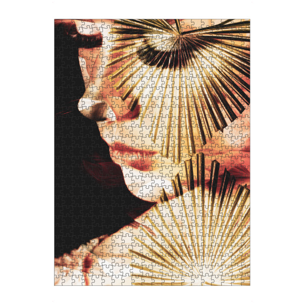 artboxONE Puzzle "Flowery abstract Look" artboxONE - Natur,Floral,Menschen