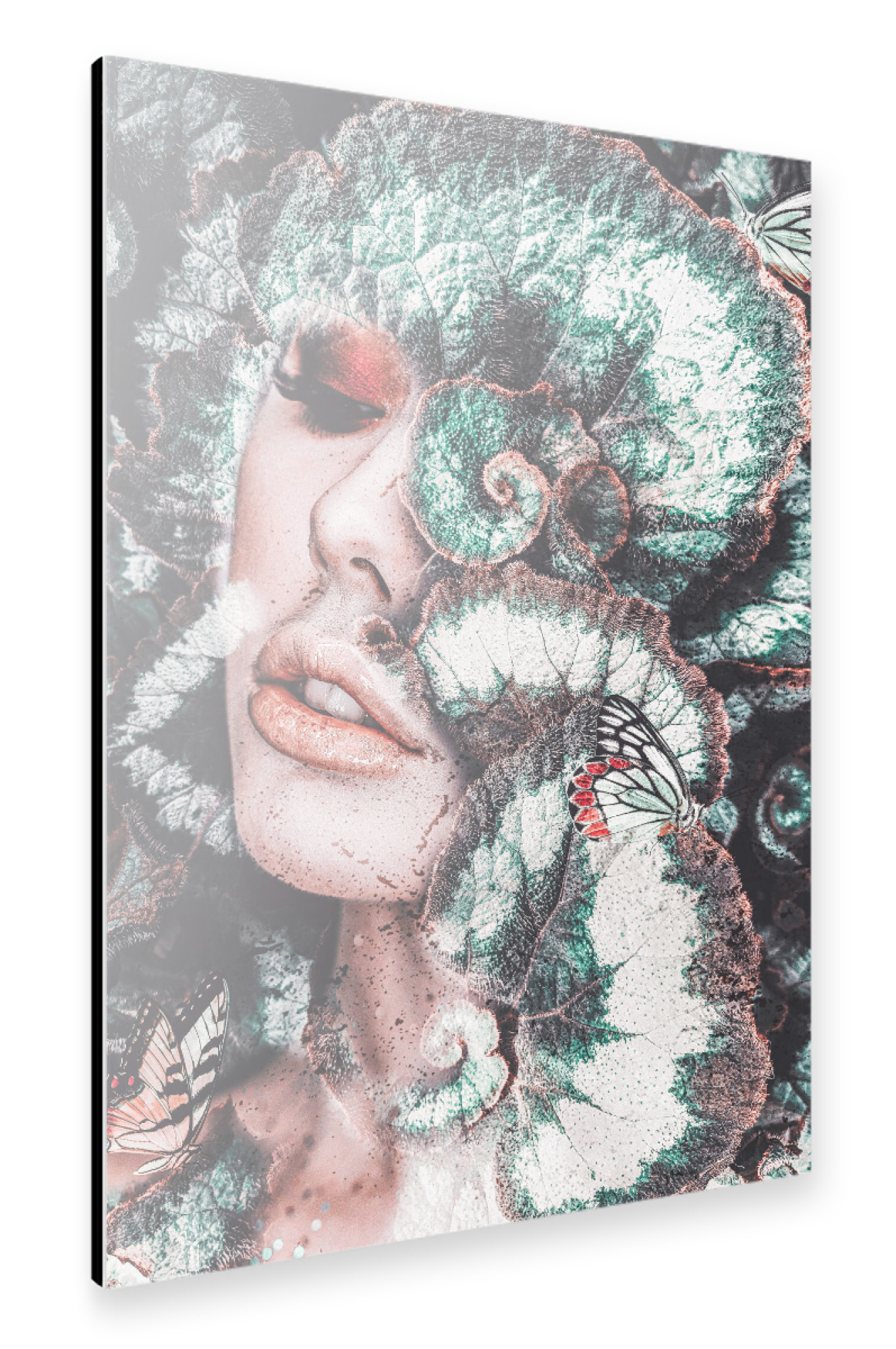 Alu-Dibond "Woman in nature" 30x20 cm artboxONE