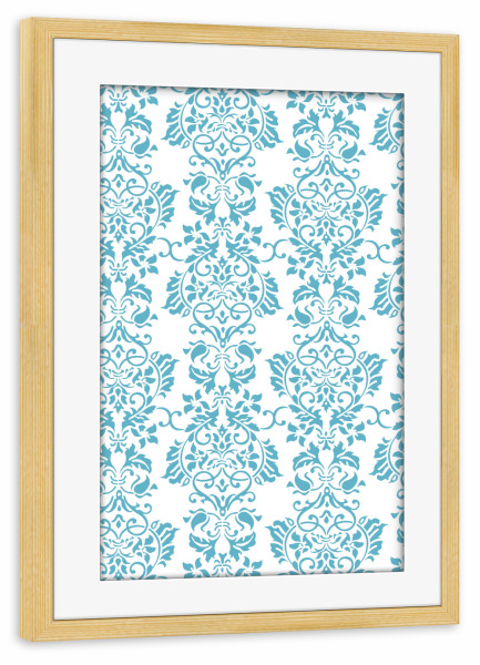 Poster mit Rahmen kiefer "Flornaments" artboxONE - Abstrakt