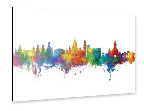 Alu-Dibond "Jerez Spain Skyline" 30x20 cm artboxONE