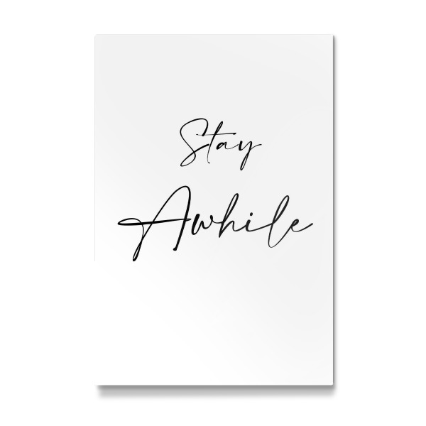 Galerie-Print "Stay Awhile Minimalist" 30x20 cm artboxONE