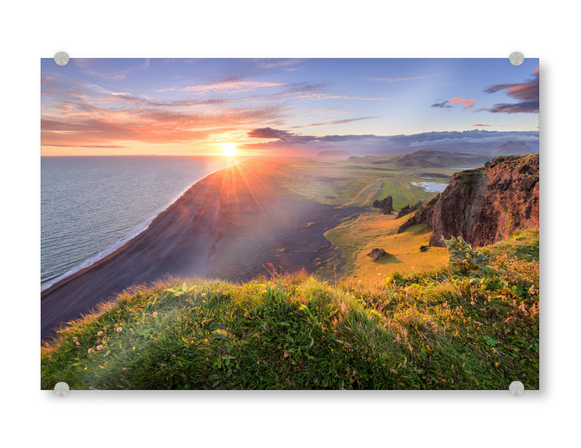 Acrylglasbild "Northern Paradise" artboxONE - Natur,Reise