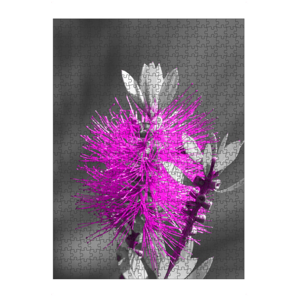 Puzzle Ravensburger "Flaschenbaumblüte ck magenta" artboxONE - Natur,Floral,Abstrakt