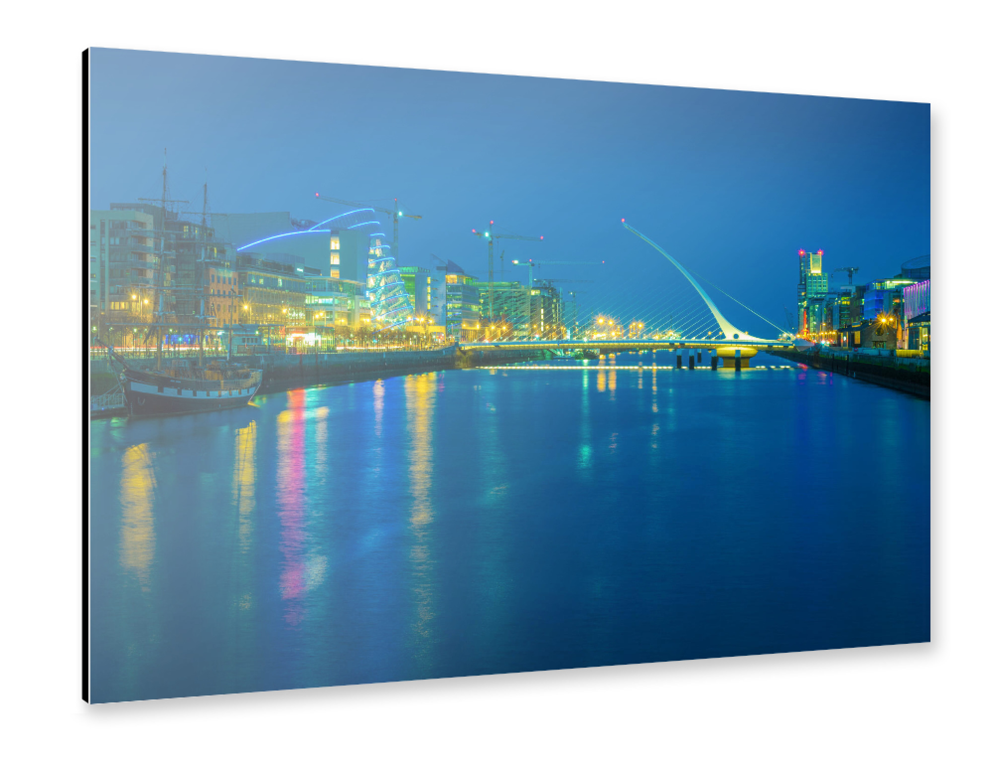 Alu-Dibond "Dublin Skyline" 30x20 cm artboxONE