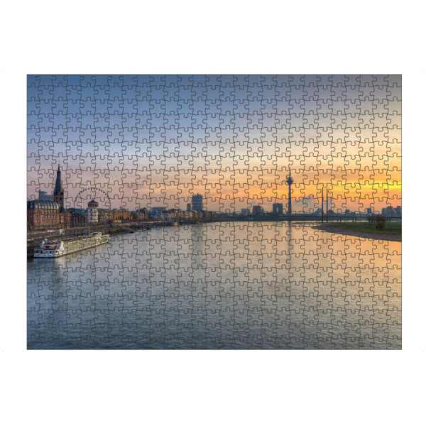 Puzzle Ravensburger "Die Skyline von Düsseldorf" artboxONE - Städte,Reise,Städte / Düsseldorf