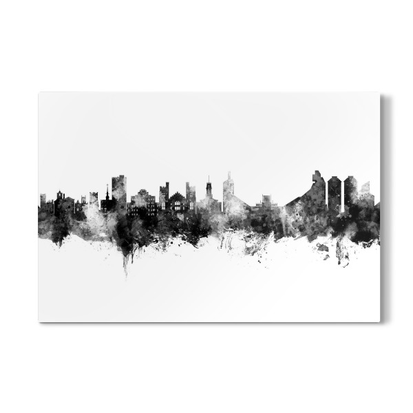 Galerie-Print "Boulder Colorado Skyline Black" 30x20 cm artboxONE