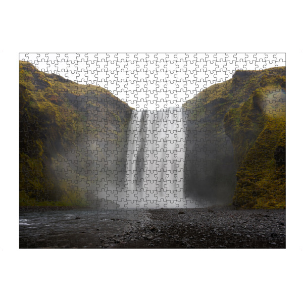 artboxONE Puzzle "Skógafoss waterfall" artboxONE - Natur