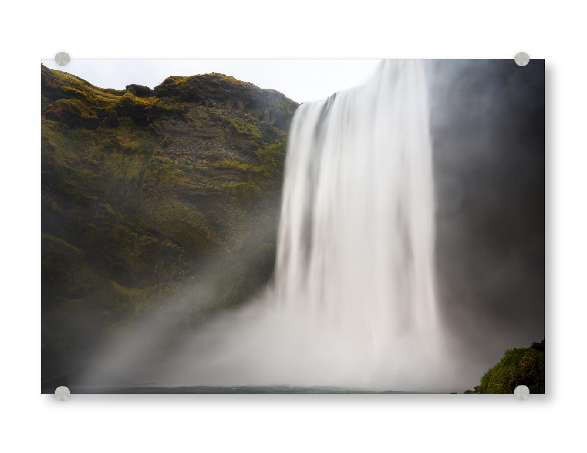 Acrylglasbild "Skógafoss" artboxONE - Natur