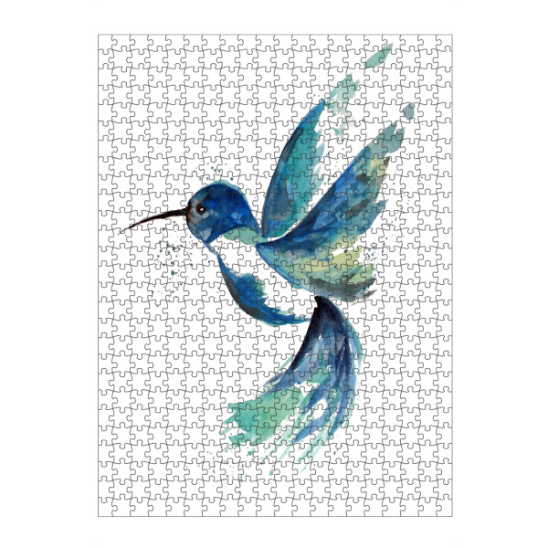 Puzzle Ravensburger "Blue Hummingbird" artboxONE - Natur,Tiere