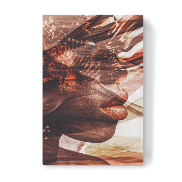 Leinwandbild "Floral girl power" artboxONE - Floral,Menschen