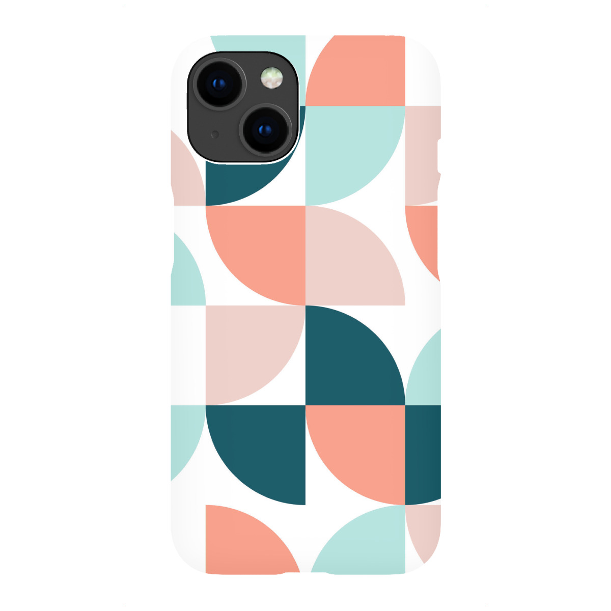 iPhone "Mid Century Segments" Premium-Case Handyhülle artboxONE