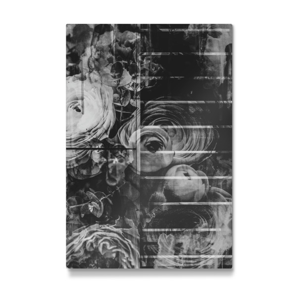 Galerie-Print "Floral Geometry bw" 30x20 cm artboxONE