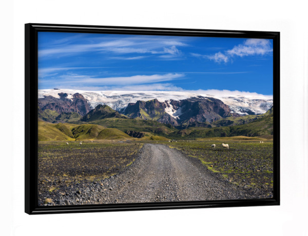 Poster mit schwarzem Rahmen "Wilderness Road" artboxONE - Natur,Reise