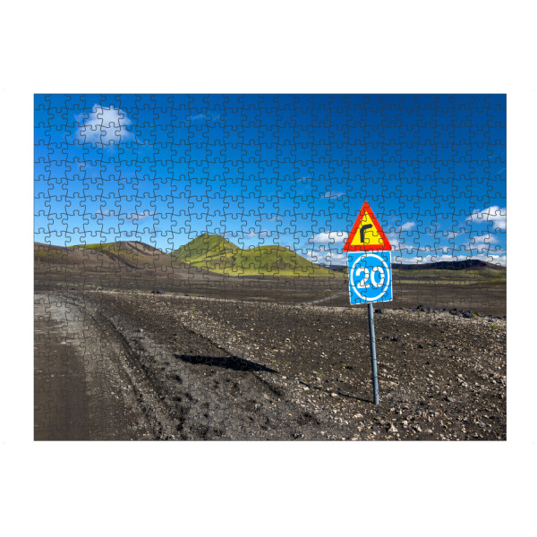 artboxONE Puzzle "Icelandic Traffic" artboxONE - Natur,Reise