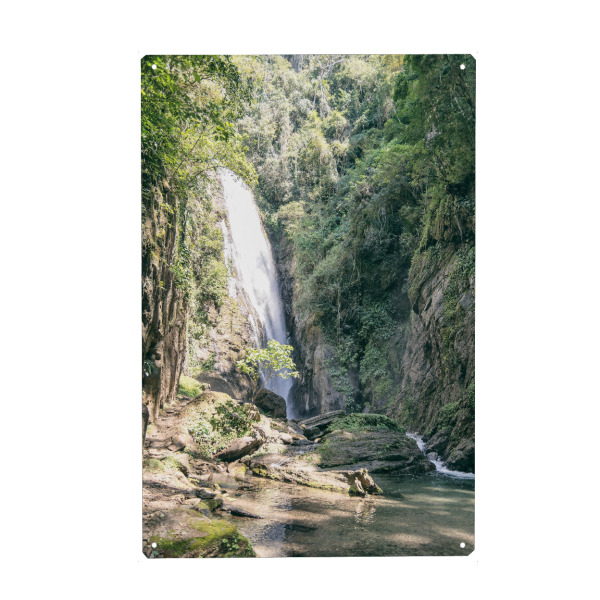 Holzbild "Meu Deus Waterfall" artboxONE - Natur,Reise