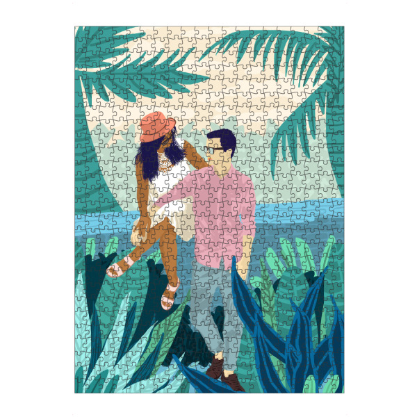 artboxONE Puzzle "Tropical Romance" artboxONE - Natur,Menschen